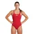 Womens swimwear arena swim tech solid red/white s - uk32