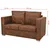 2-dijelni set sofa od umjetne brušene kože