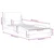 Vidaxl Posteljni okvir Dover temno siv 90x190 cm žamet