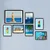 Wallity Set Slika SET_120, 6 Delova