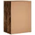 Komoda 2 kom boja dimljenog hrasta 60x39x80cm konstruirano drvo