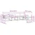 Set vanjskih sofa 5 kom. Prirodna i crna