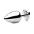 Booty Sparks Gemstones Tiger Eye Heart Anal Plug Large