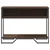 Konzolni stol boja hrasta 100 x 35 x 74,5 cm konstruirano drvo