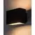 RABALUX Mataro Spoljna zidna lampa, LED, IP54, 7W, 430lm, Crna