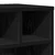 Držač za printer Crni hrast 41 x 32 x 34,5 cm Konstruirano drvo