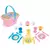 Piknikový košík Peppa Pig Smoby s obedovou súpravou 21 doplnkami 27*19*13 cm SM310589