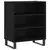 Komoda crna 57 x 35 x 70 cm od konstruiranog drva