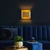 Opviq Zidna lampa Bera-15302, 25x25x11cm, IP20, Zlatna boje