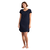 Lindex Spalna srajca temno modra/off-bela