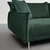 Mega Sofa Kiss tamnozelena