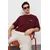 Trendyol Muška majica TMNSS23TS00084, Bordo