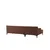 ATELIER DEL SOFA Ugaona sofa New Petra L Corner Cognac