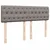Vidaxl Box spring postelja z vzmetnico taupe 140x190 cm blago