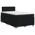 vidaXL Postelja boxspring z vzmetnico Črna 120 x 190 cm Blago