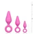 Anal Collection – Pointy Plug Set - Roza