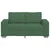 Vidaxl Dvosed temno zelen 160x77x82 cm žametno blago