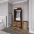 Hanah Home Garderober Easy 1600-57, 60x174.8x47 cm, Smeđe boje