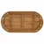 Gornji dio stola 90 x 45 x 3,5 cm Ovalni Čvrsto teak drvo