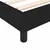 vidaXL Box spring postelja z vzmetnico črn 90x190 cm blago