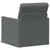 vidaXL Enosobna sofa Temno siva 70 x 81 x 82 cm Blago
