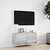 Zidni TV ormarić s LED svjetlima siva boja hrasta 80x31x38 cm