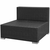 7-dijelni vrtni lounge set s baldahinom poli ratan crni