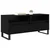 TV ormar Crni hrast 100 x 34,5 x 44,5 cm Obrađeno drvo i čelik