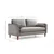 Atelier del Sofa Dvosed Rome 90x70x175cm Svetlosivi