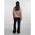 Pieces Pulover 17140372 Rjava Regular Fit