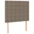shumee Box spring postelja z vzmetnico taupe 90x200 cm blago
