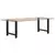 Noge za blagovaonski stol Crne 2 kom 80 x (72-73) cm Čelik