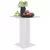 Bistro stol bijeli 60 x 60 x 75 cm od konstruiranog drva