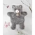 Plyšová mačička na bábkové divadlo Cat Sweety Mousse Histoire d’ Ours sivá 25 cm od 0 mes HO3085