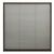 Zaslon protiv insekata za prozore aluminijski smeđi 120x120 cm