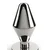 Mr. Steel Classic Butt Plug Medium Silver