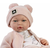 Guca 894 NEW BORN - realistična punčka z ohišjem iz mehkega blaga - 36 cm