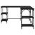 Stol Crni hrast 139 x 139 x 75 cm Konstruirano drvo