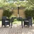 Vrtna stolica 2 pcs Antracit 53 x 49 x 85 cm Polipropilen