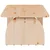 Kava Stol Prirodna 80 x 50 x 31 cm Masivna borovina