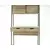 Livin Hill Pisalna miza, FLOHO01D, 100x180x50 cm, rjava