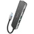 hoco. Konverter USB HUB type C to HDMI/USB3.0/USB2.0/SD/ TF/PD - HB24 Easy display