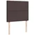 Vidaxl Box spring postelja z vzmetnico temno rjav 120x200 cm blago