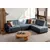 ATELIER DEL SOFA Ugaona garnitura S Loft Right Blue