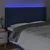 vidaXL vidaXL LED posteljno vzglavje modro 163x16x118/128 cm blago, (20952083)