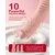 SuperLove Vibrating Strap-on Set Triple Dildos with Remote Skin