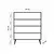 Hanah Home Komoda Multilux 95x111x36cm Hrast