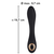 Cleopatra G-Spot Vibrator, 19.7cm, Crni