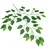 Deko UMETNO CVETLIČNI LIST FICUS BENJAMIN 60 CM