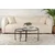 Hanah Home Set stolova za dnevnu sobu Aurum, 42x39x42cm, 60x43x60cm, 2 komada, Crni